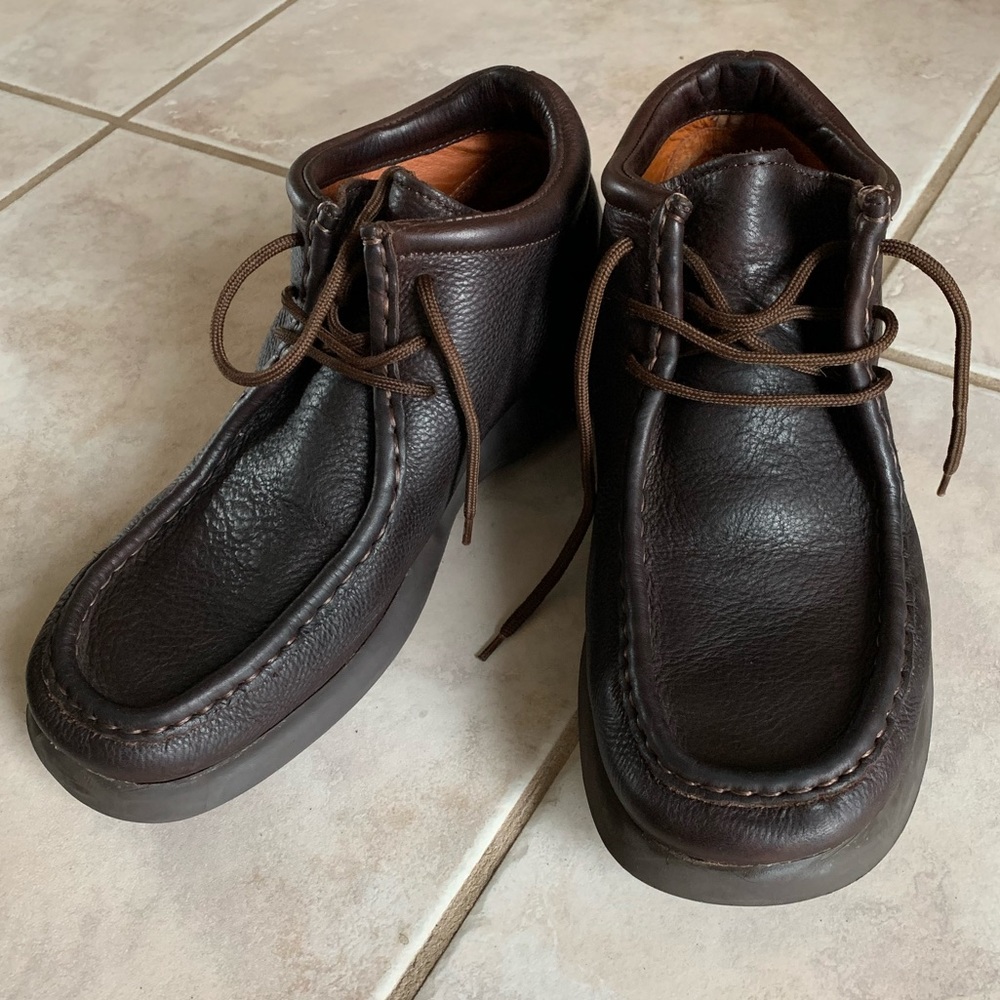 Charles Men’s Leather Boots, Brown, Sz 11 (45 EUR)